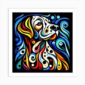 Dalmatian Dog Art Print