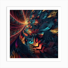 Abstract Fractal Art Art Print