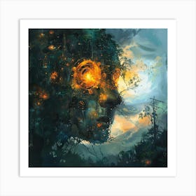 Dark Forest Art Print