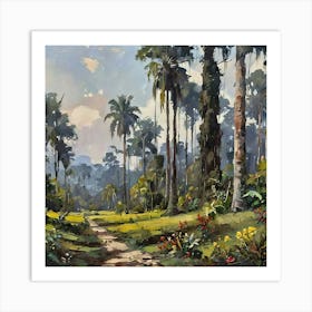 Tropical Forest Art Print