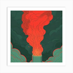 Fire From A Can Art Print