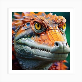 Crocodile Art Print