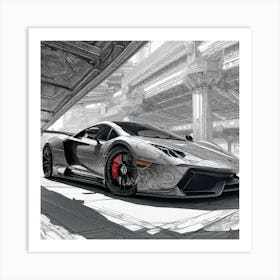 Lamborghini 104 Art Print