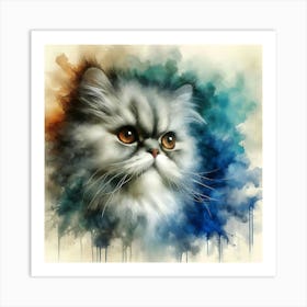 Creative Feline Cat Artwork 38 Art Print