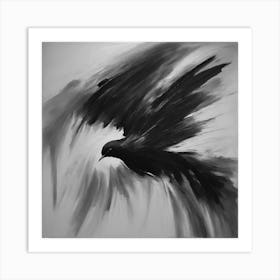 Abstract Bird in Flight Art Print