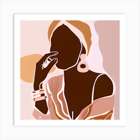 Portrait Of A Woman 7 Art Print