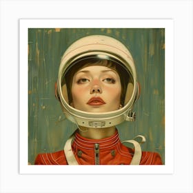 'Space Girl' 1 Art Print