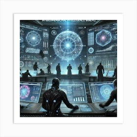 A Depiction Of The Interdimensional Intelligence B Threat Monitoring Art Print