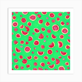 Watermelon Painting Art Print