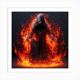 Fire Lord Art Print