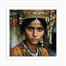 Indian Girl Art Print