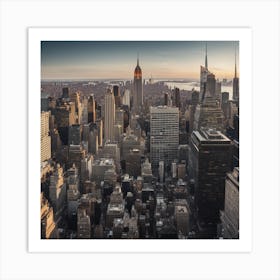 New York City Skyline Art Print