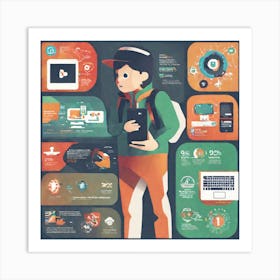 Infographics Art Print