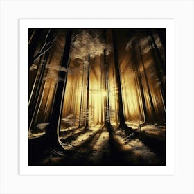 Dark Forest 17 Art Print