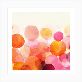 Abstract Watercolor Background 4 Art Print