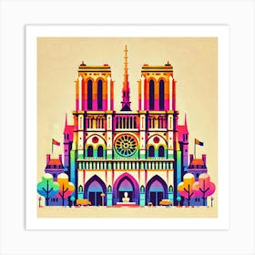 Notre Dame Cathedral 2 Art Print