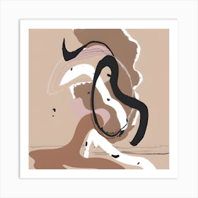 Painted Abstract Art Print