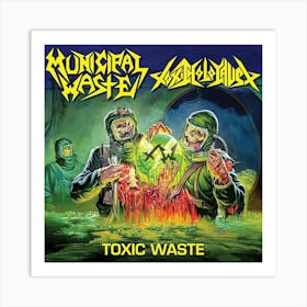 Municipal Waste Trash Metal 8 Art Print