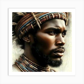 Portrait Artwork 124 Art Print