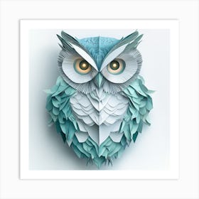 Paper Owl Art Print