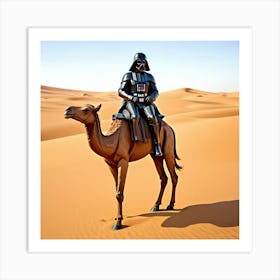 Darth Vader On Camel Art Print