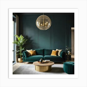 Modern Living Room 112 Art Print