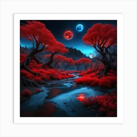 Alien Planet 1 Art Print