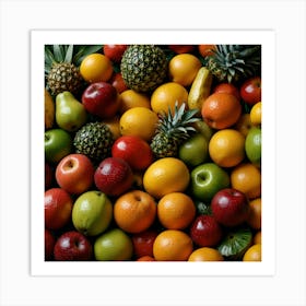 Bunch Of Fruit Art Print