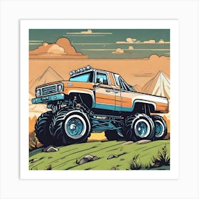 Monster Truck 11 Art Print