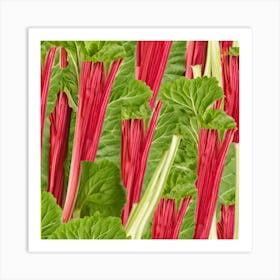 Rhubarb 90 Art Print