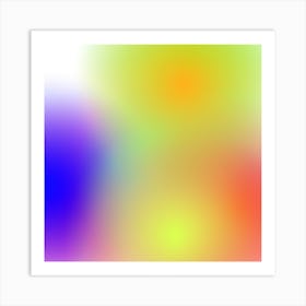 Abstract Colorful Background 2 Art Print