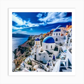 Oia, Greece 6 Art Print