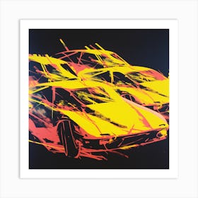 Racers Art Print