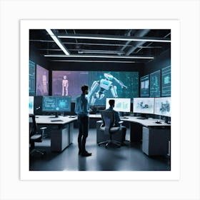 Control Room Art Print