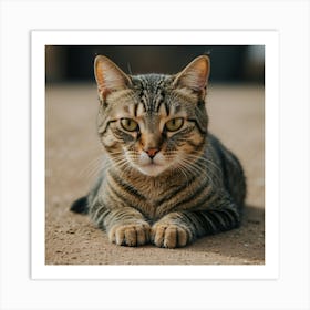 Portrait Of A Cat Art Print