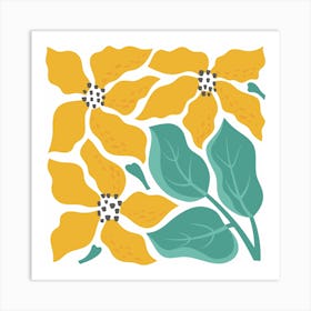 Yellow Flowers Art Print