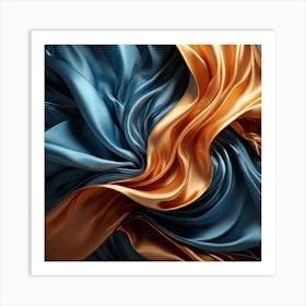 Abstract Silk Background art print Art Print