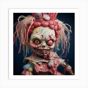 Zombie Doll 1 Art Print