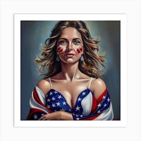 American Girl Art Print