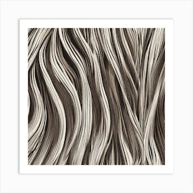 Wavy Lines 4 Art Print