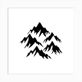 Mountain Range 1 Art Print