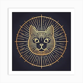 Cat In The Sun 1 Art Print