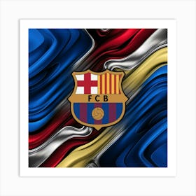 FC Barcelona Logo Wall Art 48 Art Print