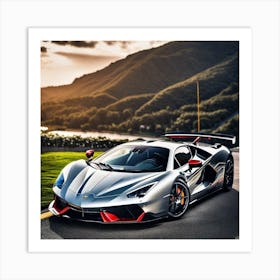 Lamborghini Huracan 9 Art Print