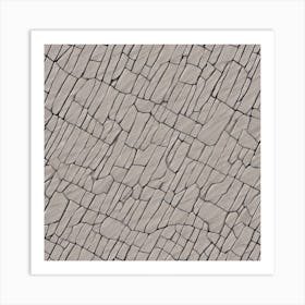 Cracked Concrete Texture 1 Art Print