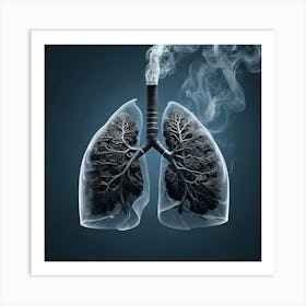 Lungs Stock Videos & Royalty-Free Footage 23 Art Print