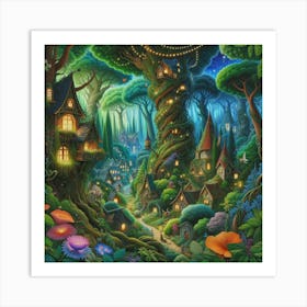 Fairytale Forest 5 Art Print