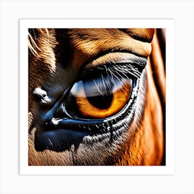Eye Of A Horse 10 Art Print