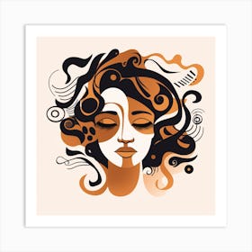 Portrait Of A Woman 18 Art Print