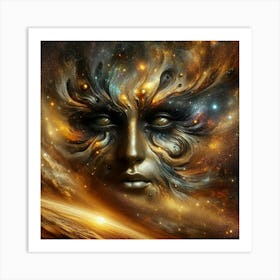 Face Of The Universe 1 Art Print